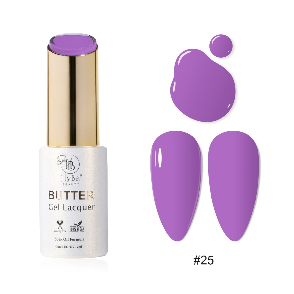 BUTTER Gel Polish SERIES 3 (Colors 021 - 030) - HYBA BEAUTY
